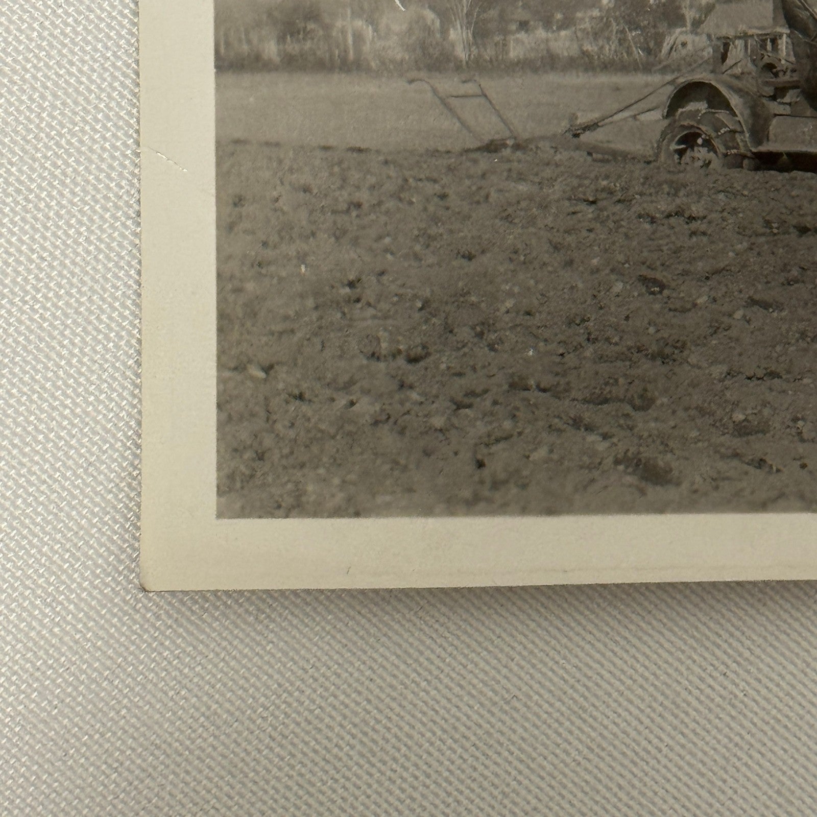 Antique Car Tractor Photo Photograph Print Automobile Farm Plow Snapshot Print