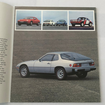 1979 Porsche 924 Sales Brochure Catalog Advertising Prospekt