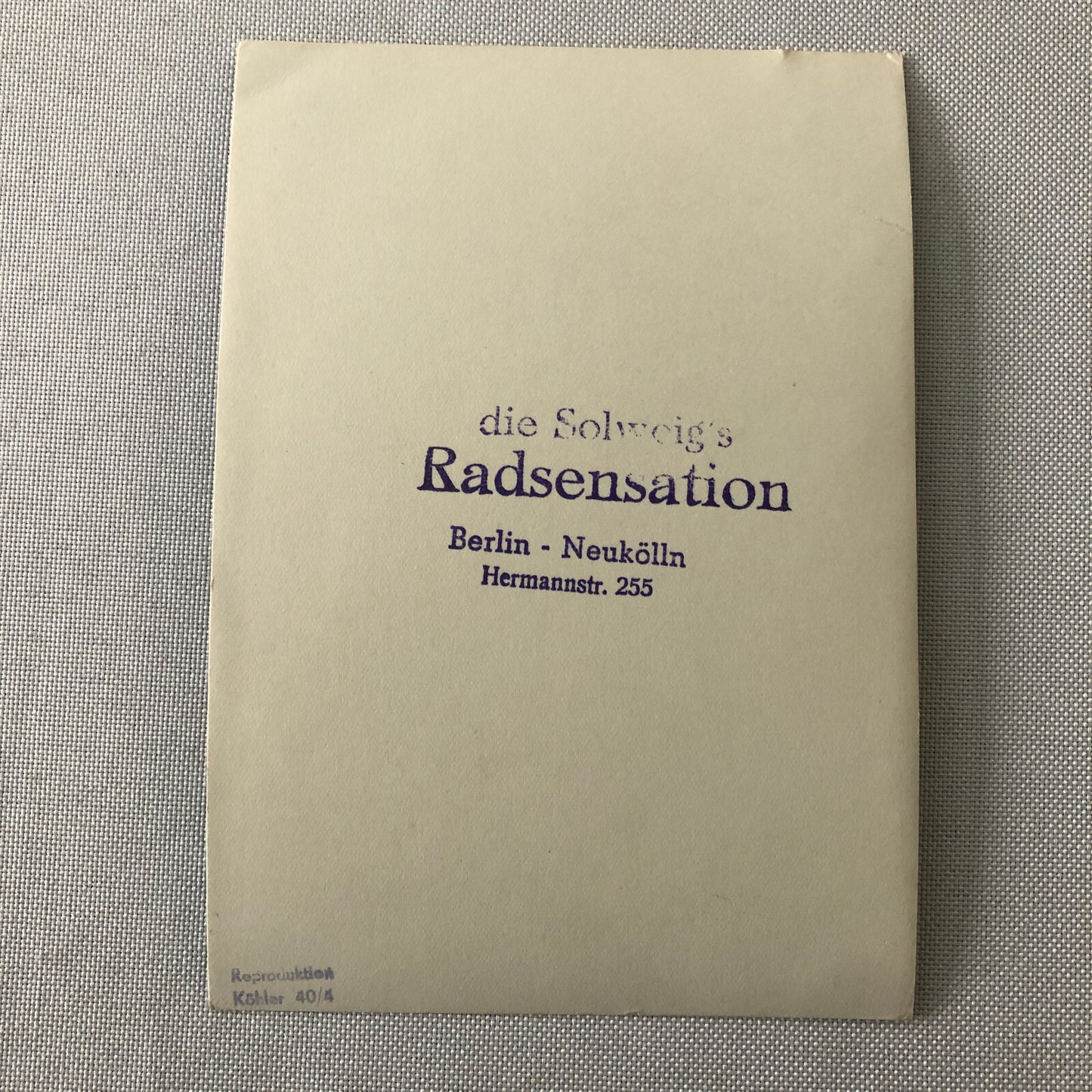 Circus Performer Vintage Photo Photograph Bicycle Balancing Act Berlin Germany