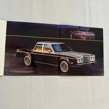 1986 Chrysler Fifth Avenue Car Sales Brochure Catalog Advertising