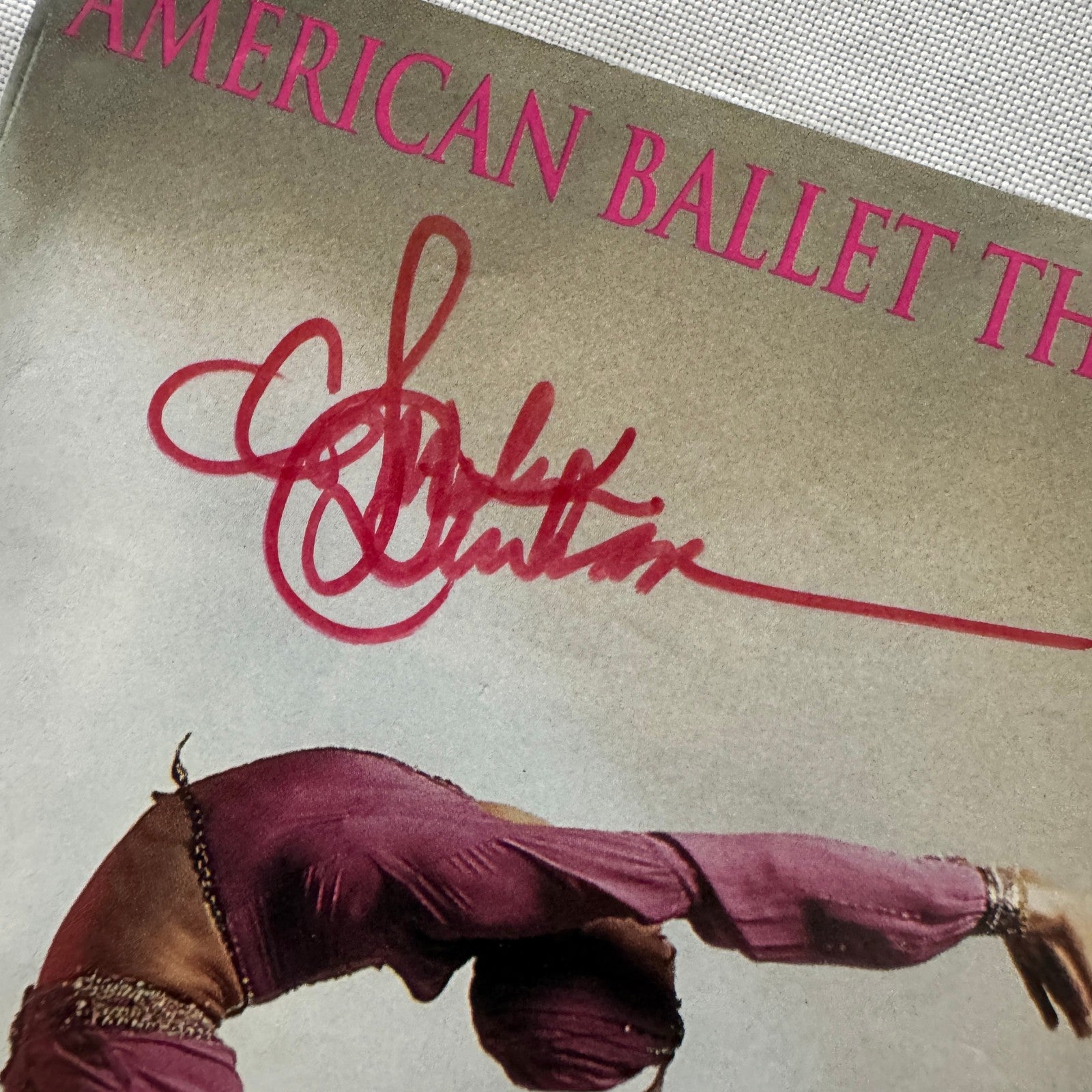 American Ballet Theatre Stagebill Playbill Program Signed Jose Manuel Carreno 96