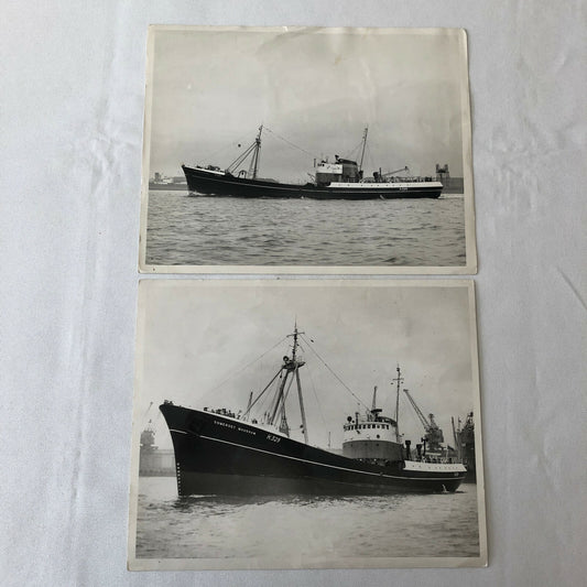 Vintage Somerset Maugham Ship Boat Photo Photograph Lot of 2