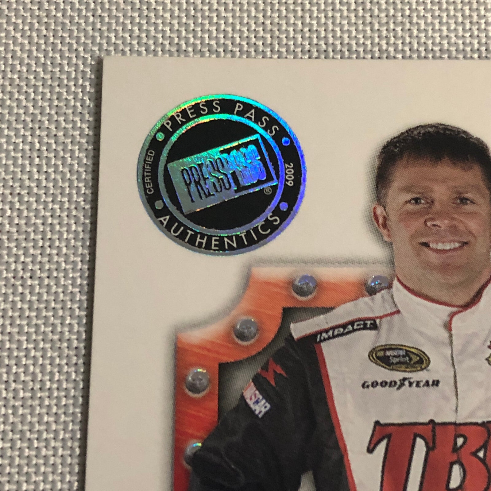 2009 Press Pass Premium Signatures Scott Riggs Auto Autograph Signed Card NASCAR