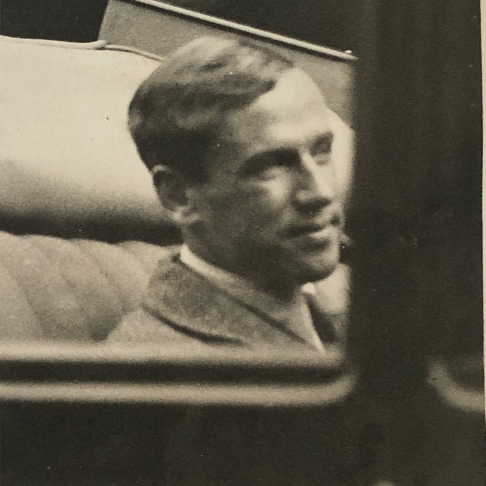 Press Photo Photograph Aviator JA Mollison after Flight Record to Brazil 1933