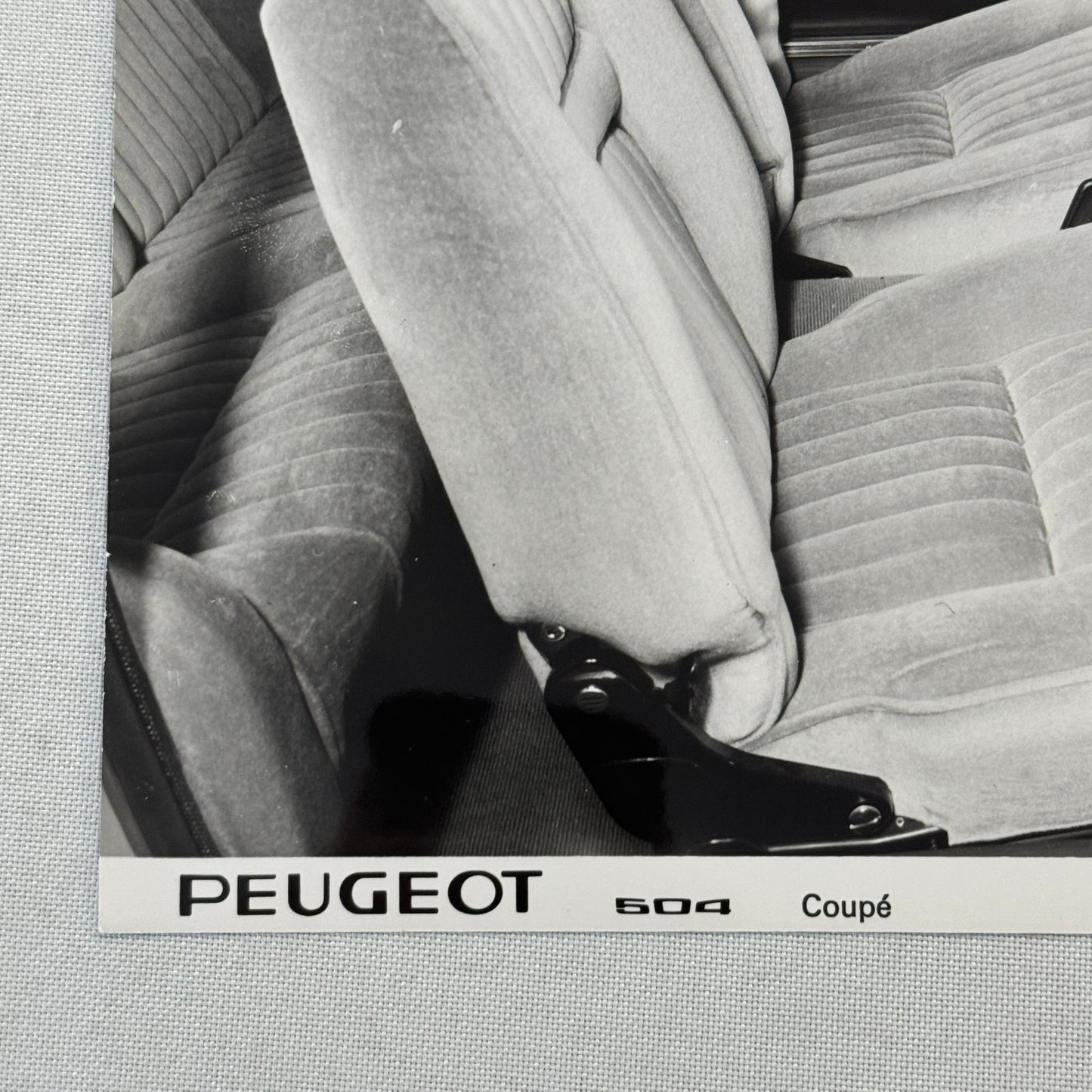 1970 Peugeot 504 Coupe Factory Press Photo Photograph Vintage