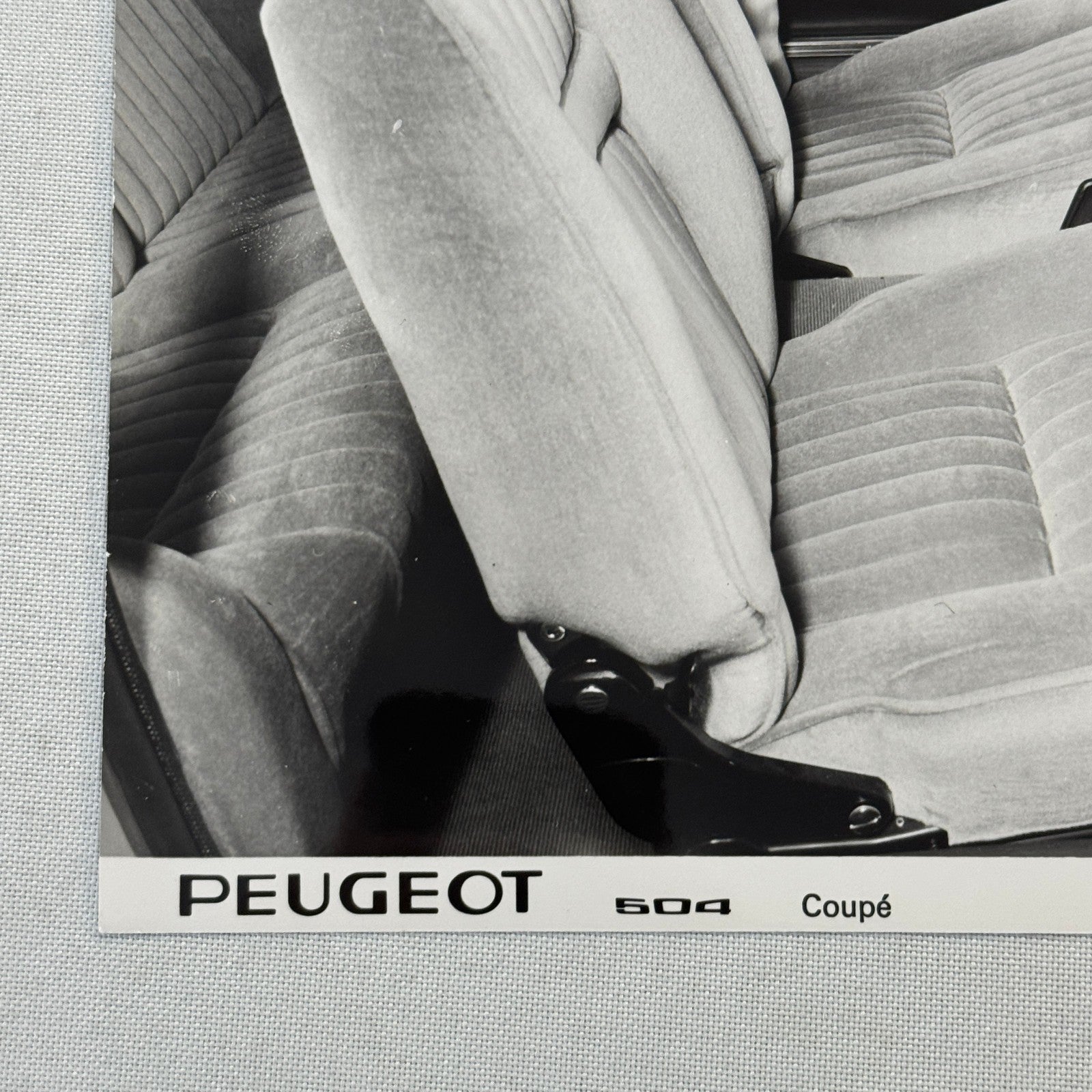 1970 Peugeot 504 Coupe Factory Press Photo Photograph Vintage