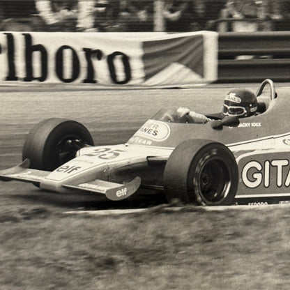 Jacky Ickx Racing Driver Photo Photograph Print Gitanes 25 Car
