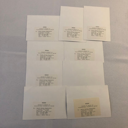 IAD Royale International Automotive Design Concept Car Photo Photograph Lot of 9