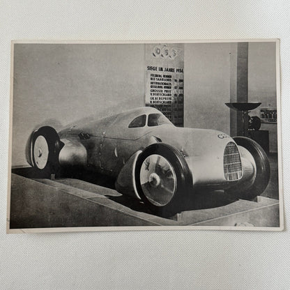 Vintage 1934 Auto Union Audi Porsche Racing Car Photo Photograph Print