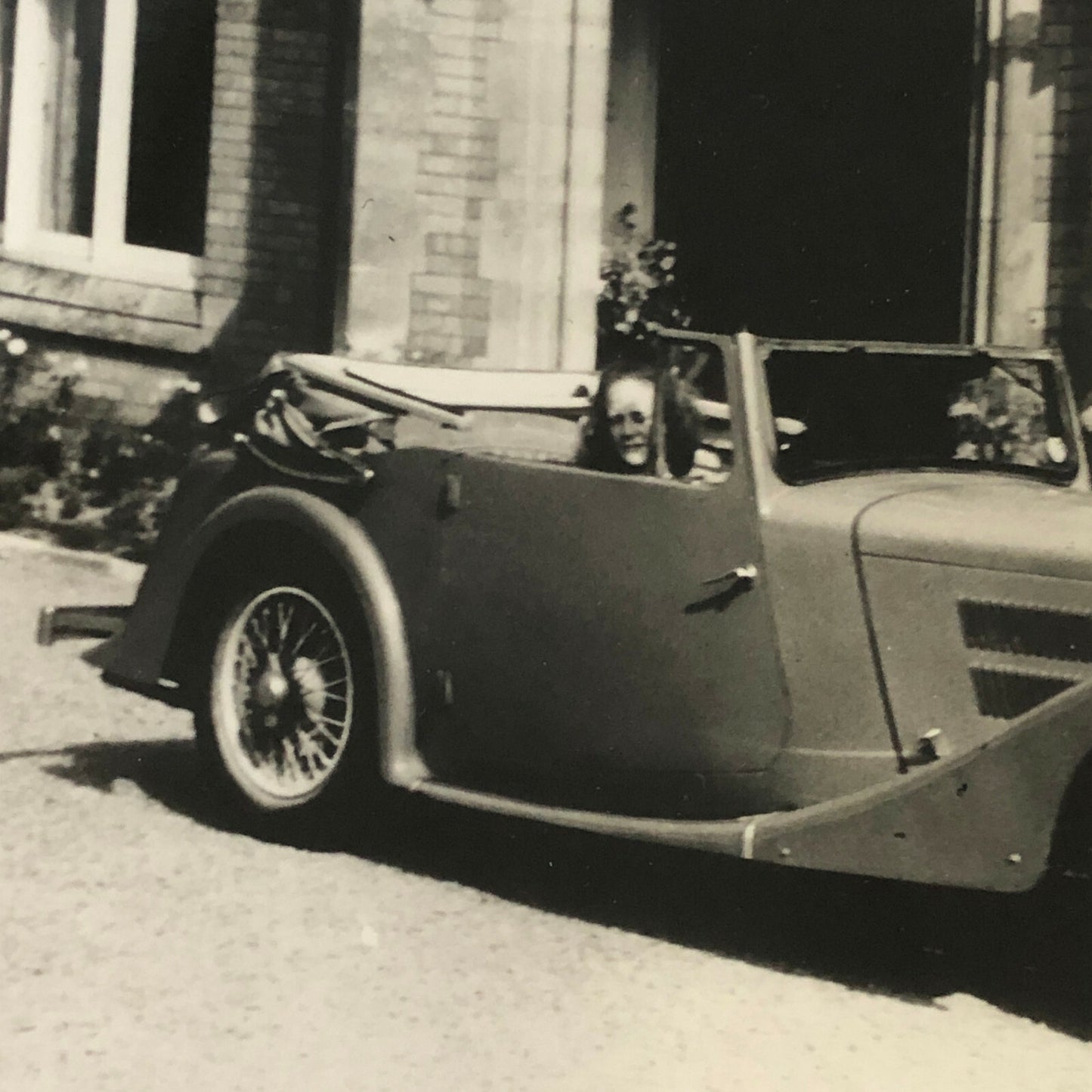 Vintage Car Automobile Photo Photograph Print Unidentified