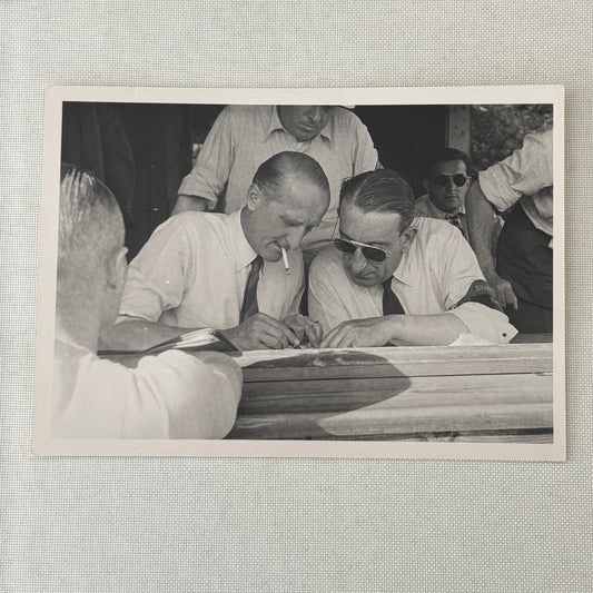 Vintage Racing Photo Photograph Print Christopher Fritz Bern 1949 Alfa Romeo ?