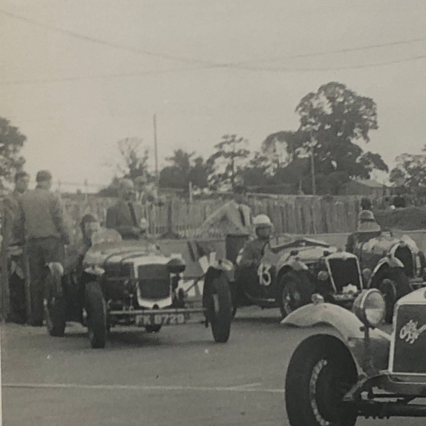 Vintage Car Racing Photo Photograph Print Alfa Romeo & Italia Cars 1952 
