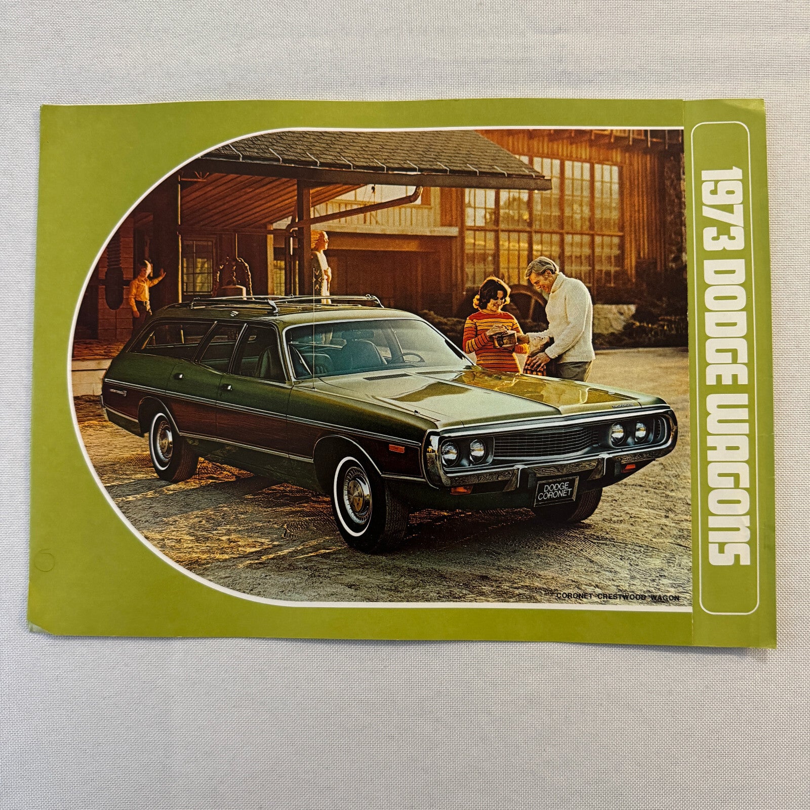 1973 Dodge Station Wagon Sales Brochure Catalog Dodge Coronet Polara Monaco Van