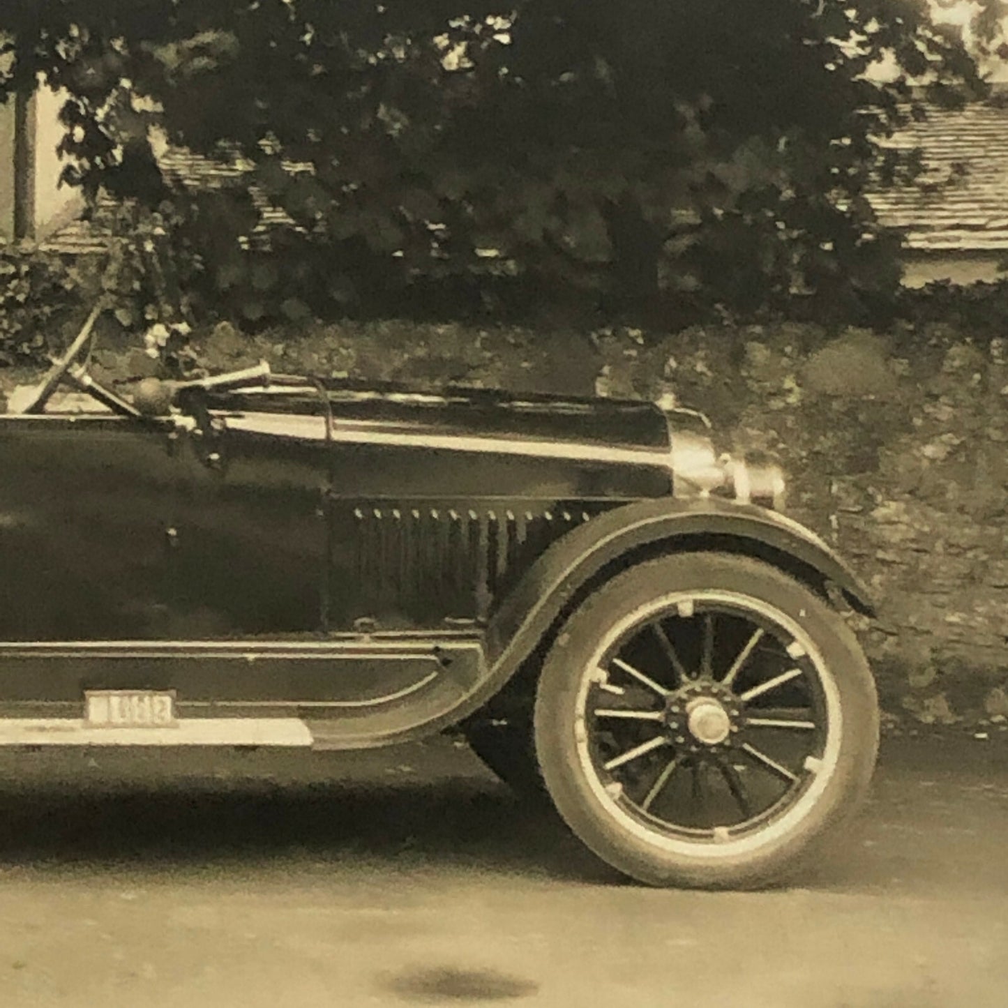 Antique Car Photo Postcard - Possibly Real Photo Post Card RPPC ? 