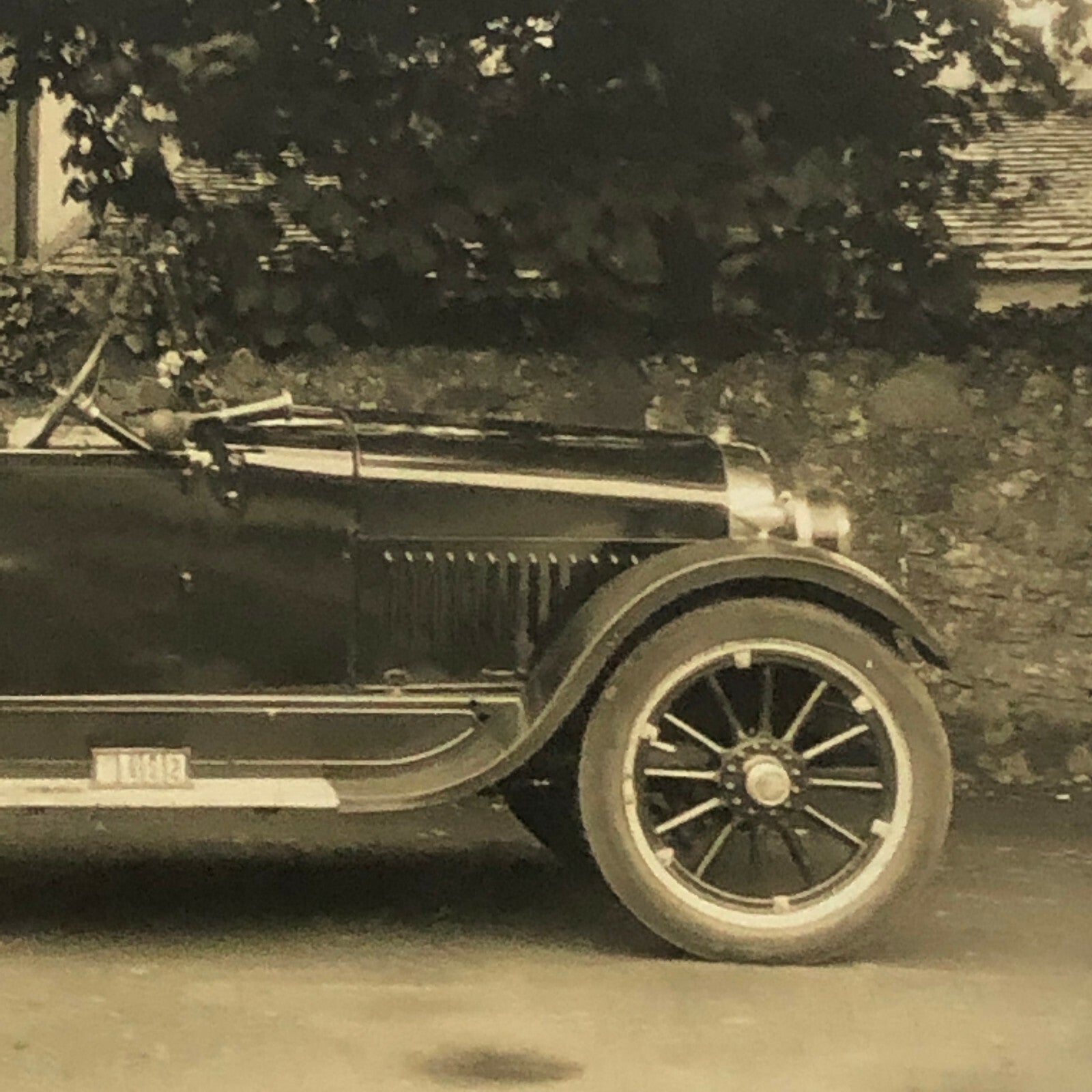 Antique Car Photo Postcard - Possibly Real Photo Post Card RPPC ? 
