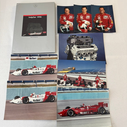 1996 Mercedes Marlboro Indy Car Racing Press KIt Paul Tracy Emerson Fittipaldi