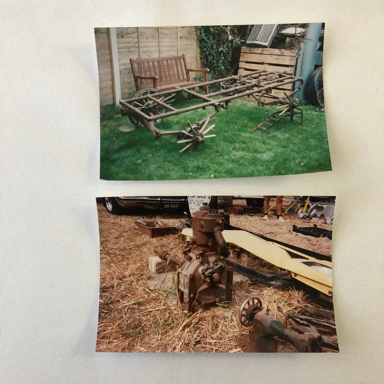 Vintage De Dion Bouton Barn Find Junk Yard Car Part Photo Photograph Lot of 11