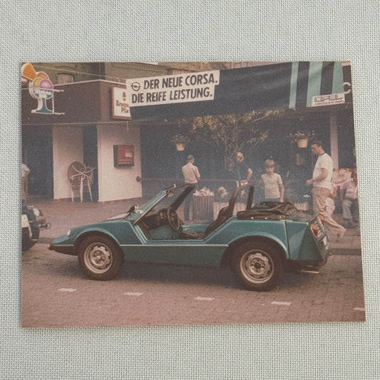 Vintage Apal Corsa Kit Car Photo Volkswagen Beetle Based Photograph Print