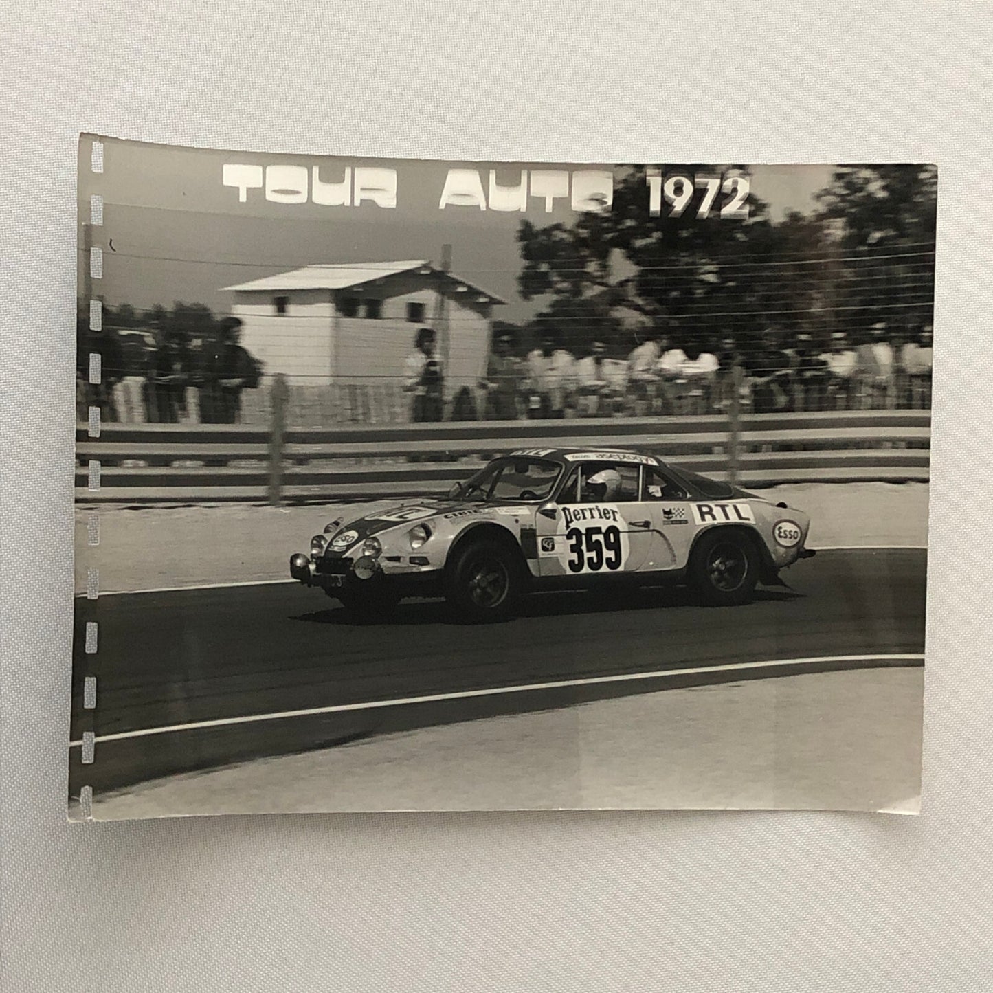 Vintage Renault Alpine Racing Photo Photograph Print 1972