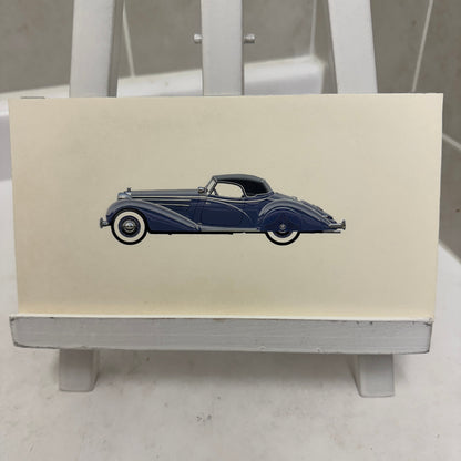 1939 Horch 853 A Special Roadster Illustration Art Drawing Vintage Miniature