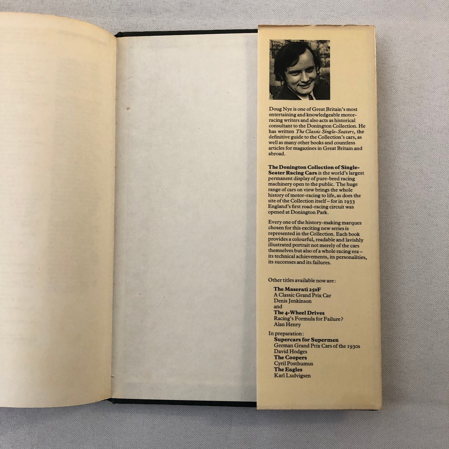 The Grand Prix Tyrrell Jackie Stewart Cars 1970-1973 Book Doug Nye ELF Racing