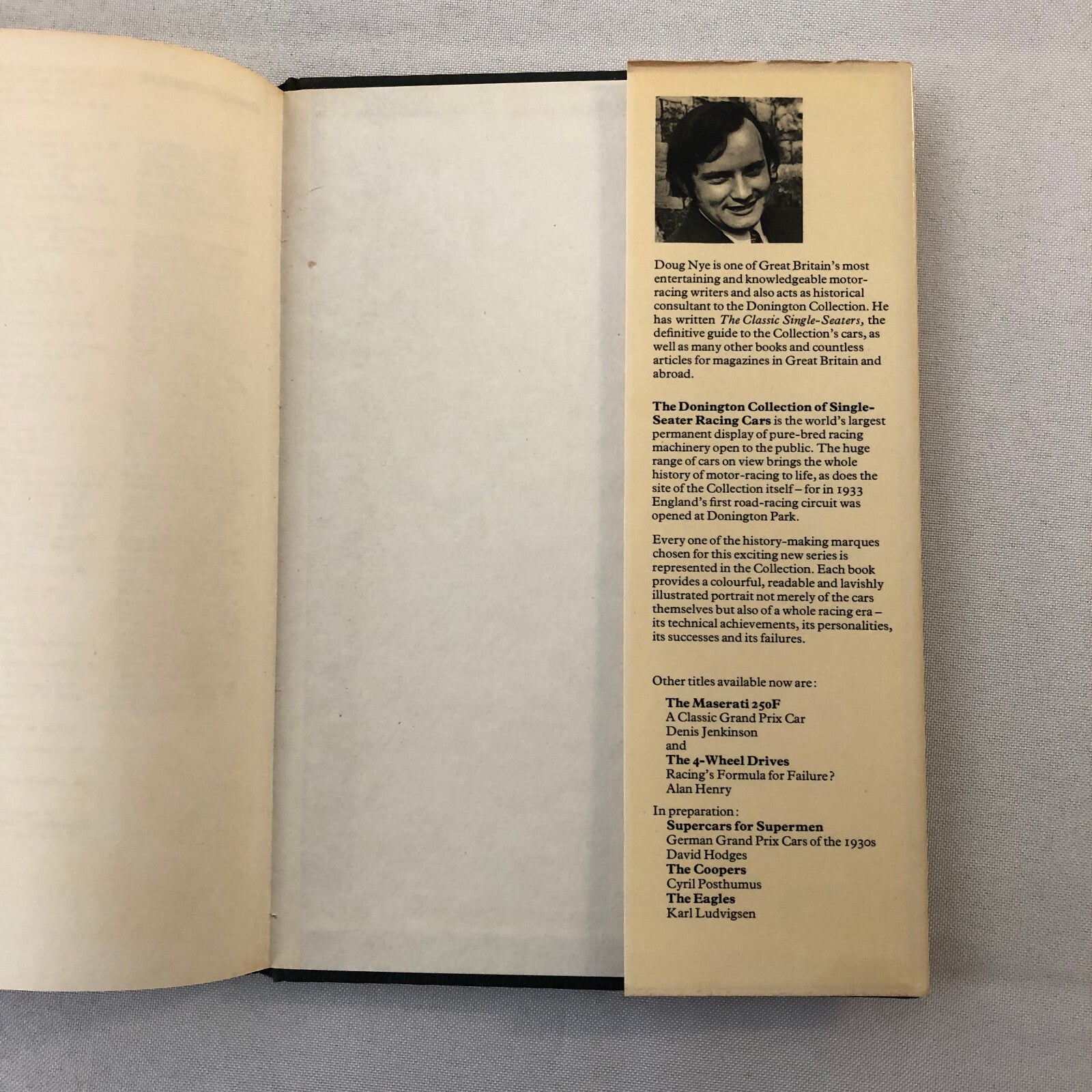 The Grand Prix Tyrrell Jackie Stewart Cars 1970-1973 Book Doug Nye ELF Racing