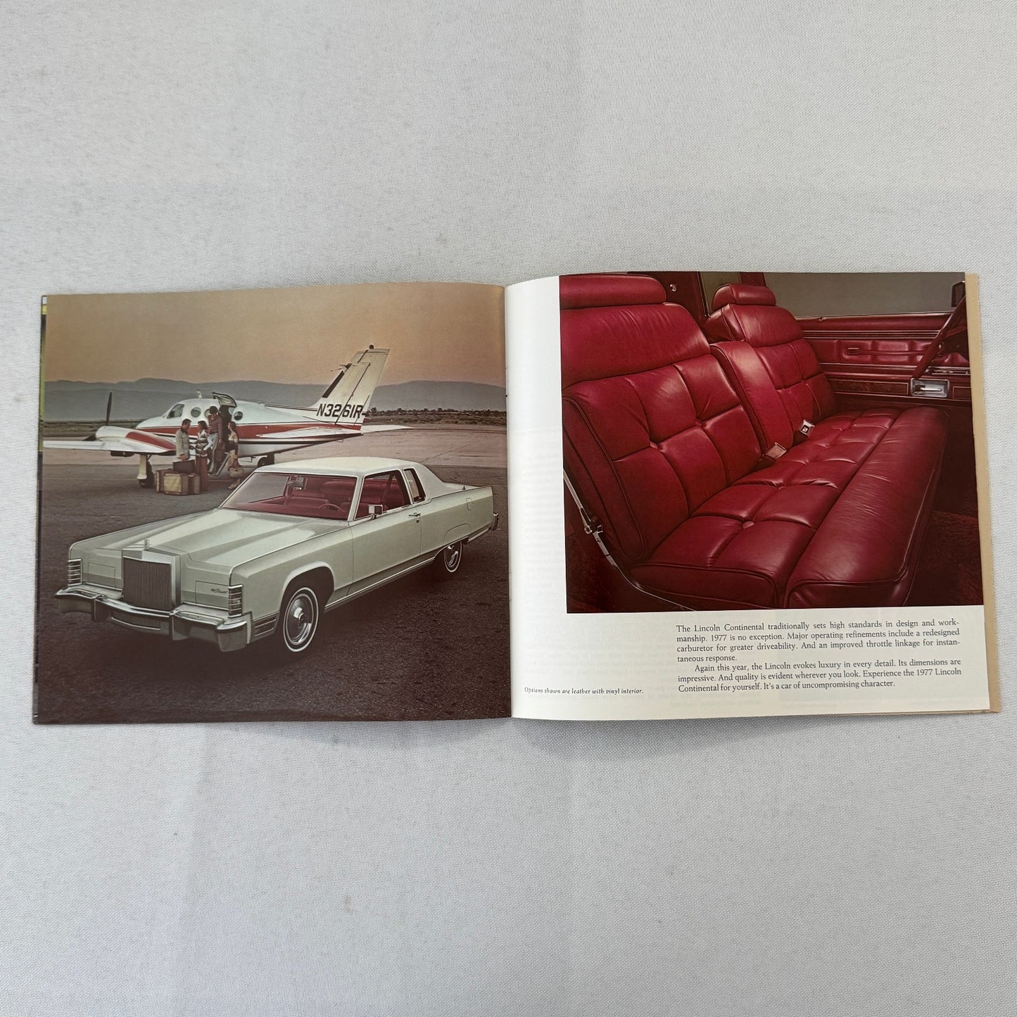 1977 Lincoln Car Sales Brochure Catalog Lincoln Continental Mark V