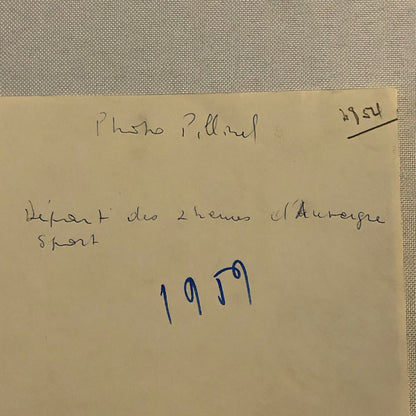 Vintage 1959 Racing Photo Photograph Print Race Cars Drivers 