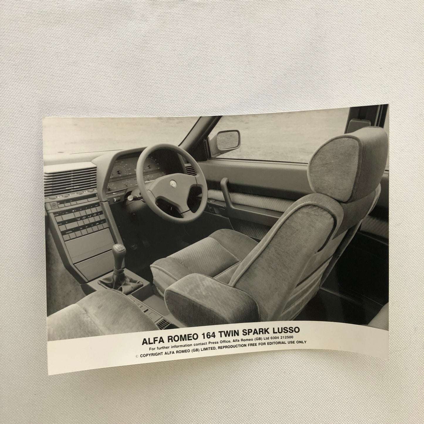 Alfa Romeo 164 Twin Spark Lusso Factory Press Photo Photograph Lot of 4