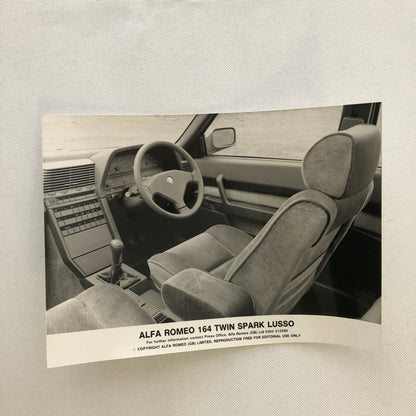 Alfa Romeo 164 Twin Spark Lusso Factory Press Photo Photograph Lot of 4