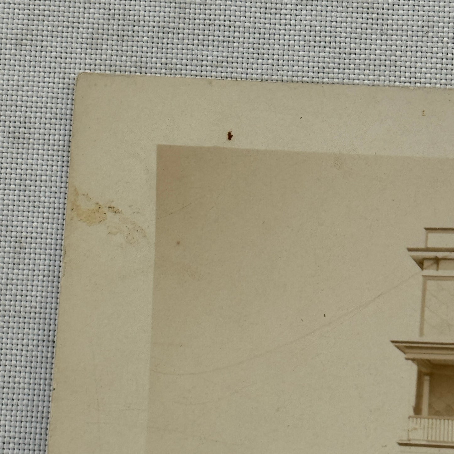 Real Photo Postcard RPPC Hotel Victoria People Cars Automobile Antique Vintage
