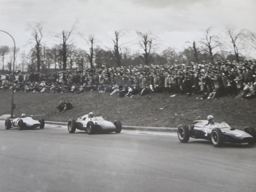 Vintage 1962 Racing Photograph Photo Image - Grand Prix Belgium Brussels Cars 