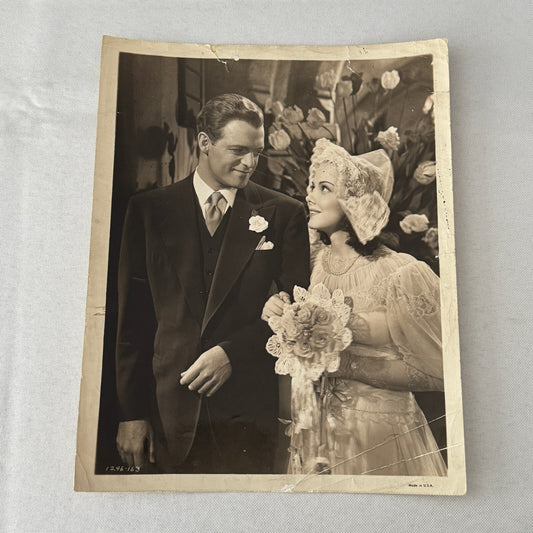 Vintage Movie Still Photo Photograph Print Unidentified Actor Actress Wedding