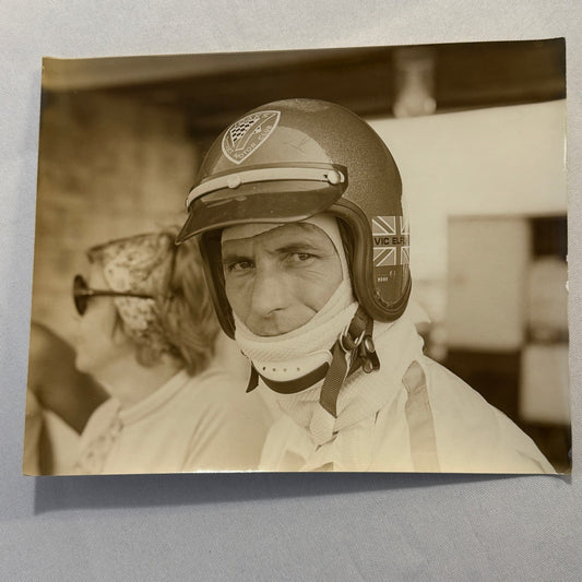 Vintage Racing Photo Vic Elford Gulf Porsche 917 Car Photograph