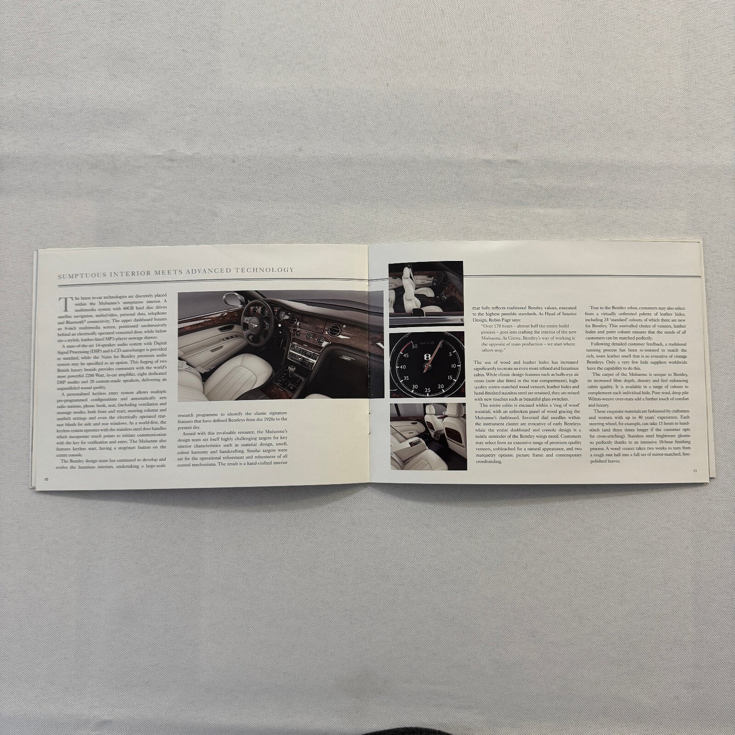 Bentley Mulsanne Car Press KIt Brochure with Photo CD