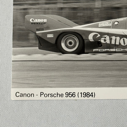 1984 Porsche 956 Canon Racing Car Factory Press Photo Photograph Print