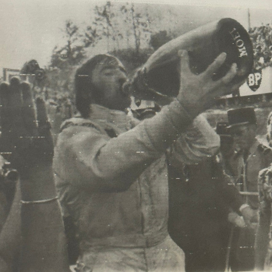 Vintage Racing Press Photo Photograph Jackie Stewart 1969 La Prensa