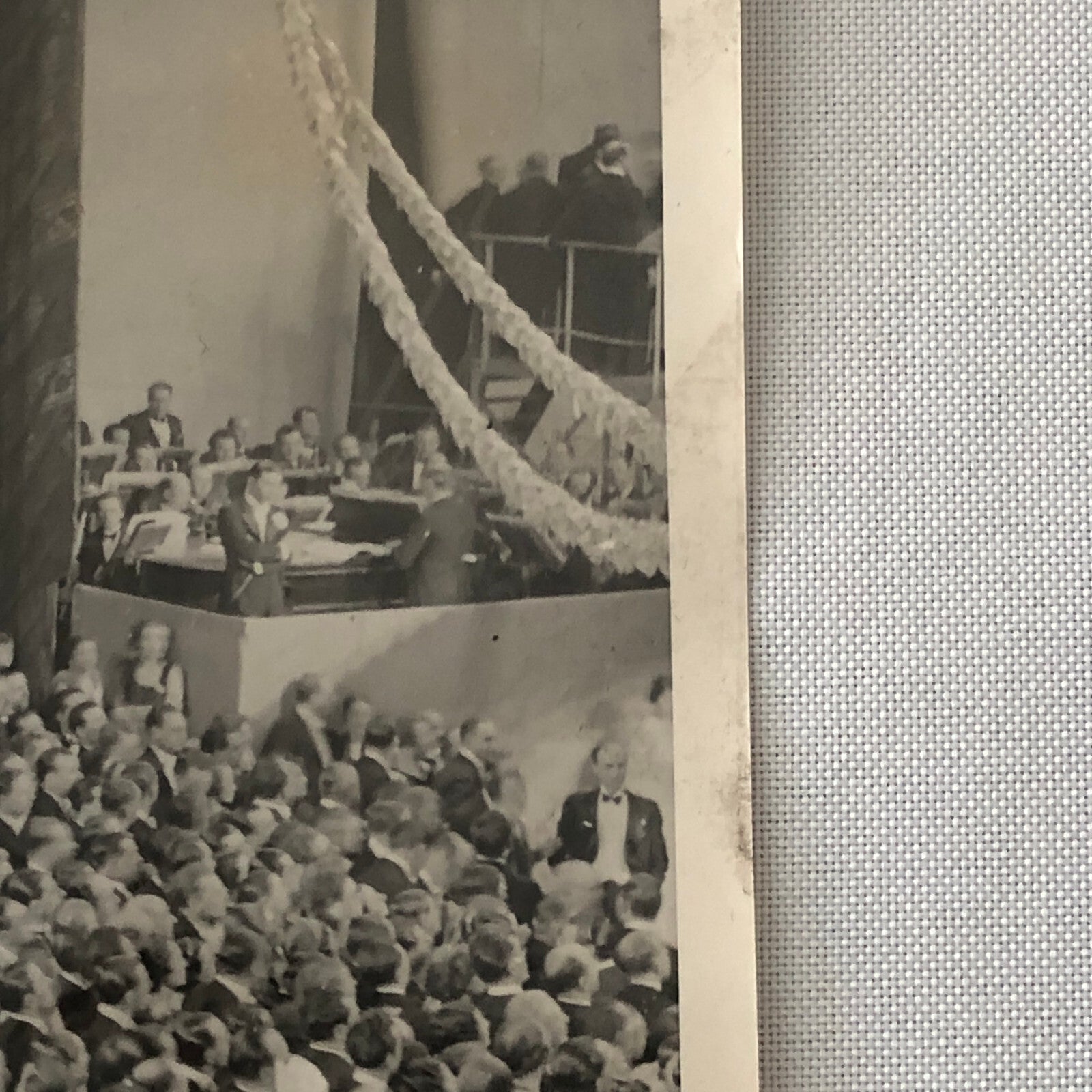 Press Photo Photograph French President Albet Lebrun at Opera Ball 1934