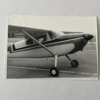 Vintage Small Airplane Plane Photo Photograph Aircraft Racing Driver Flockhart ?