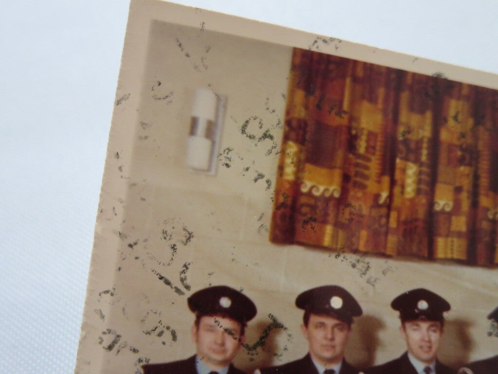 Vintage Fire Department Company Photo Photograph - 23 Firefighters - Canadian 