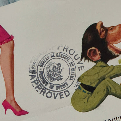 Vintage Disney Movie Poster The Monkeys Uncle 1964 Walt Disney Film