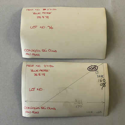 1947 Ford Corviglia Ski Club Car Photo Photograph Print Lot of 2 