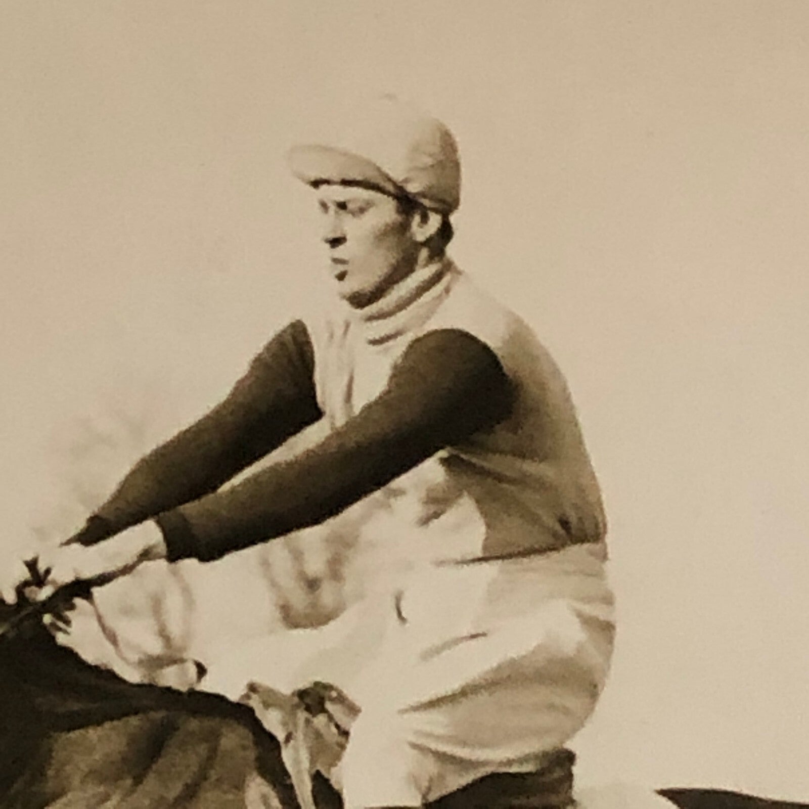 Press Photo Photograph Cambridge University Steeplechase Horse Race 1933 racing