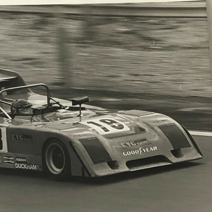 Vintage Racing Photo Photograph 1975 1000 KM de Dijon Chevron B31 Hart Car #18