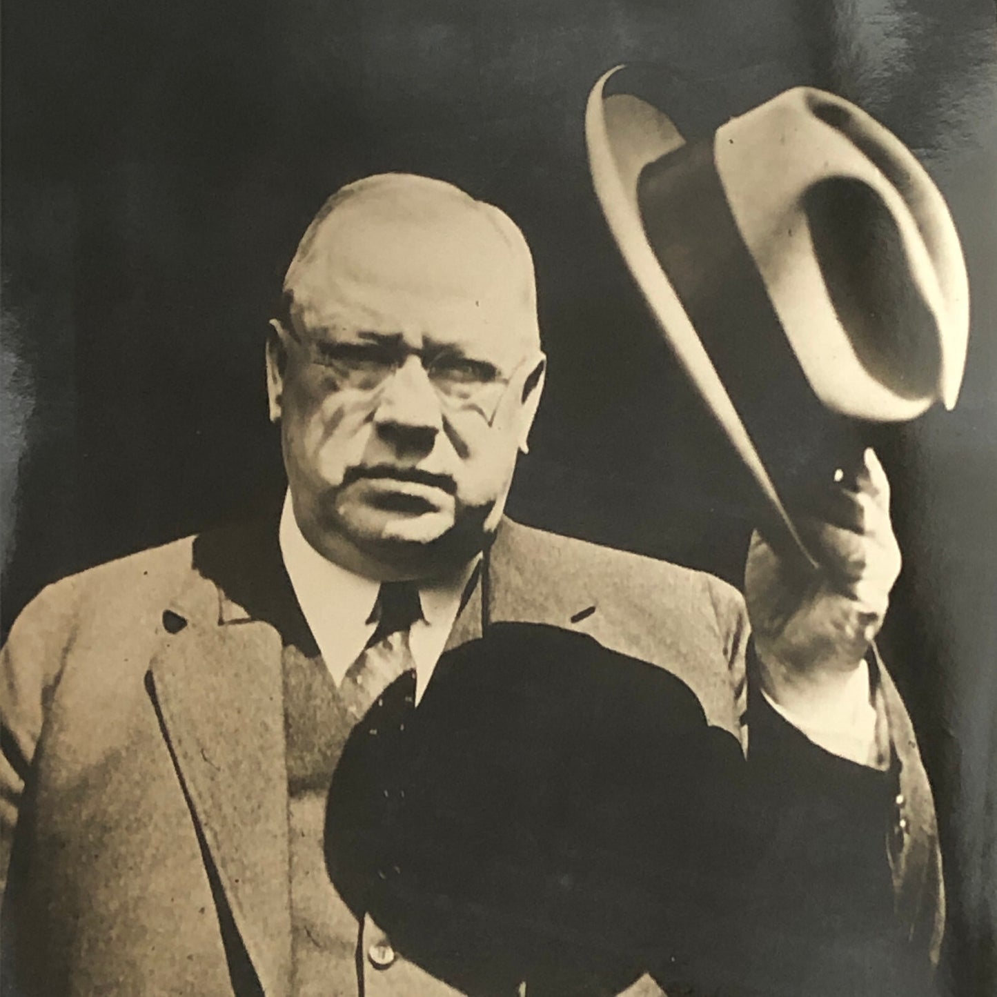 Press Photo Photograph Illinois Bank and Trust Company Chairman President Hoover