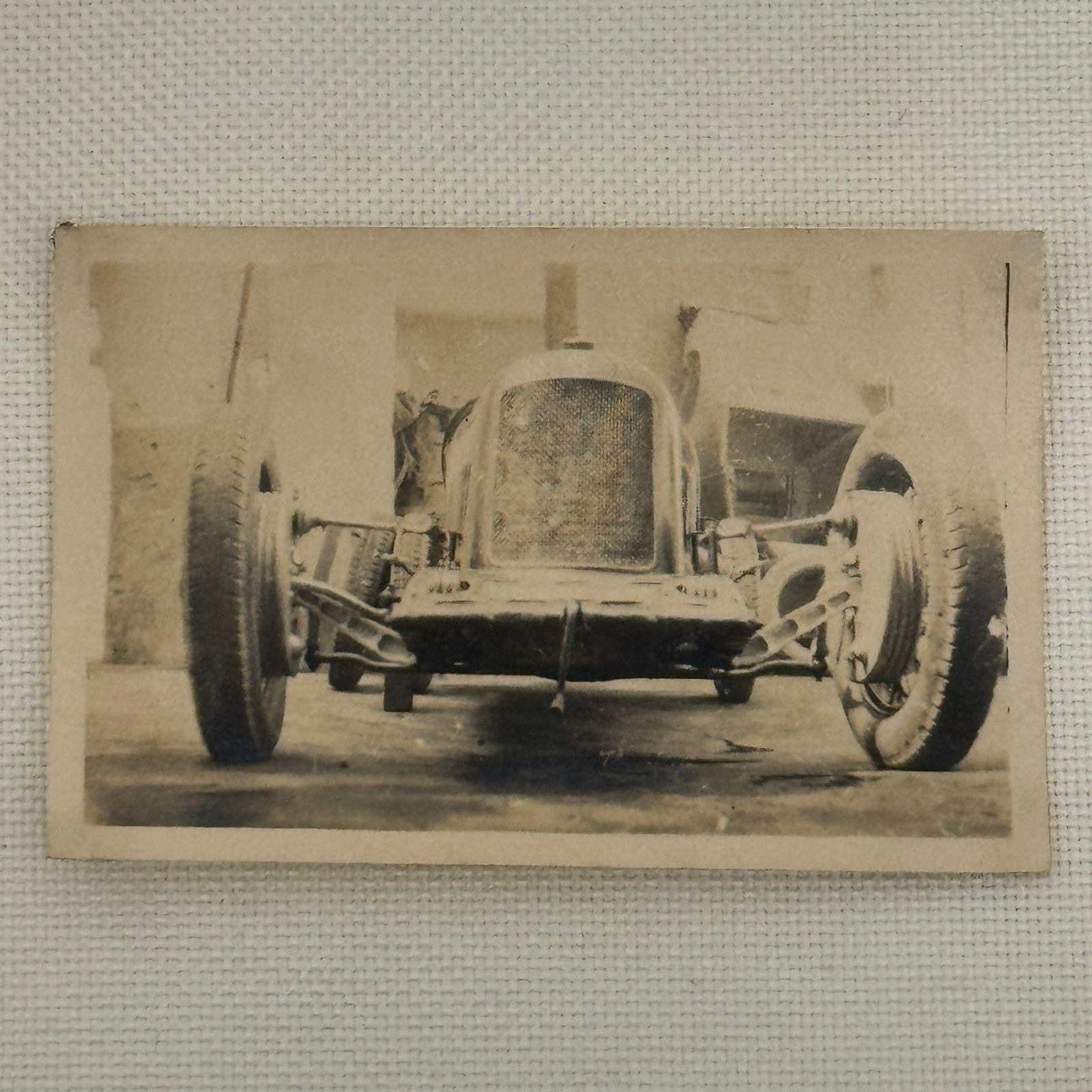 Vintage Racing Car Photo Photograph Early Automobile Motorsport