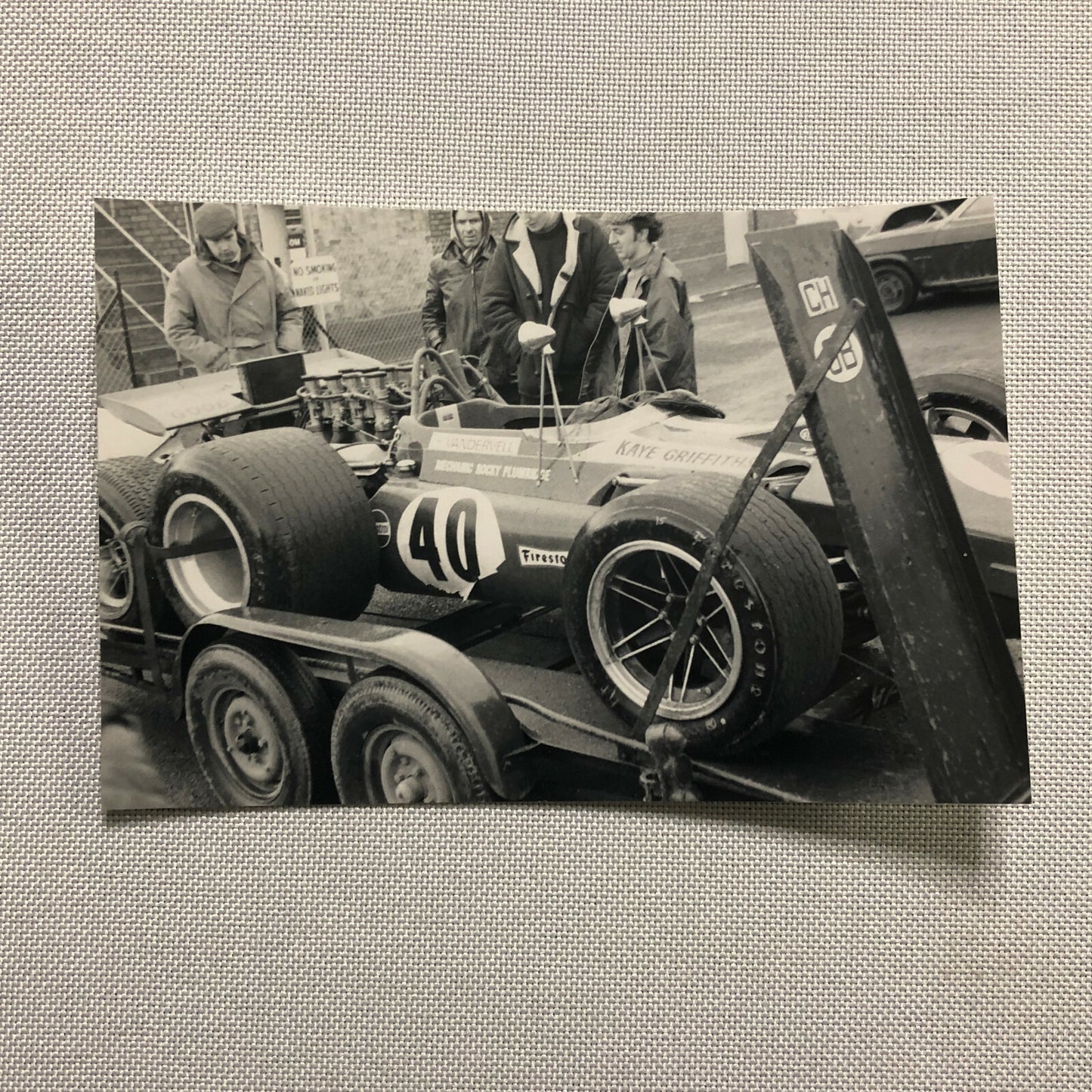 Vintage Grand Prix Racing Car Photo Photograph Print 