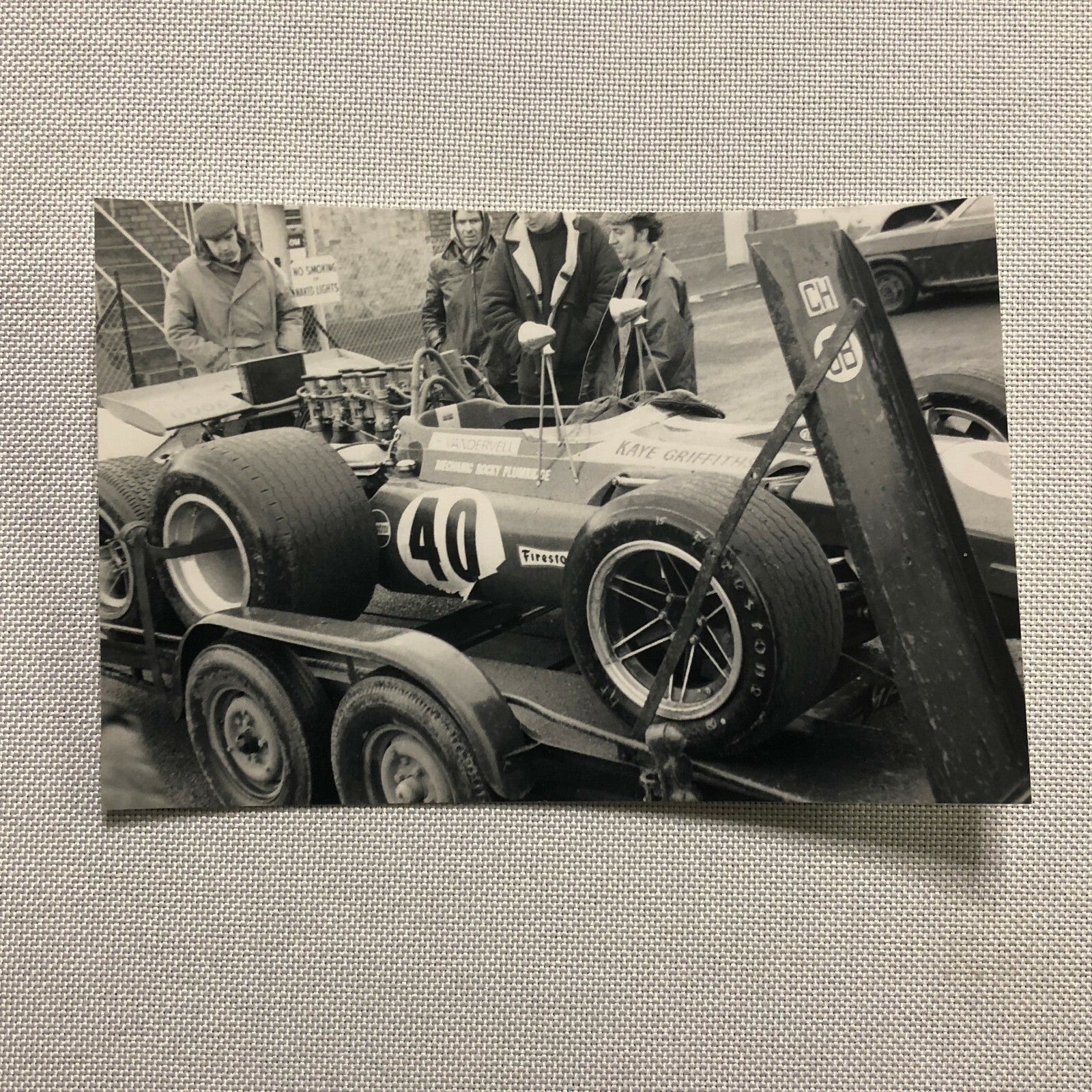 Vintage Grand Prix Racing Car Photo Photograph Print 