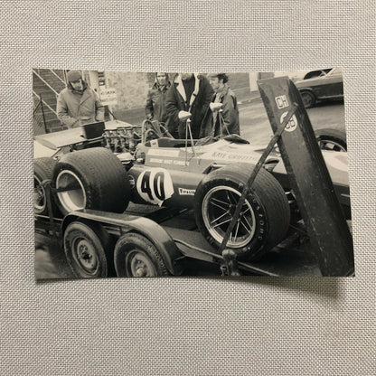 Vintage Grand Prix Racing Car Photo Photograph Print 