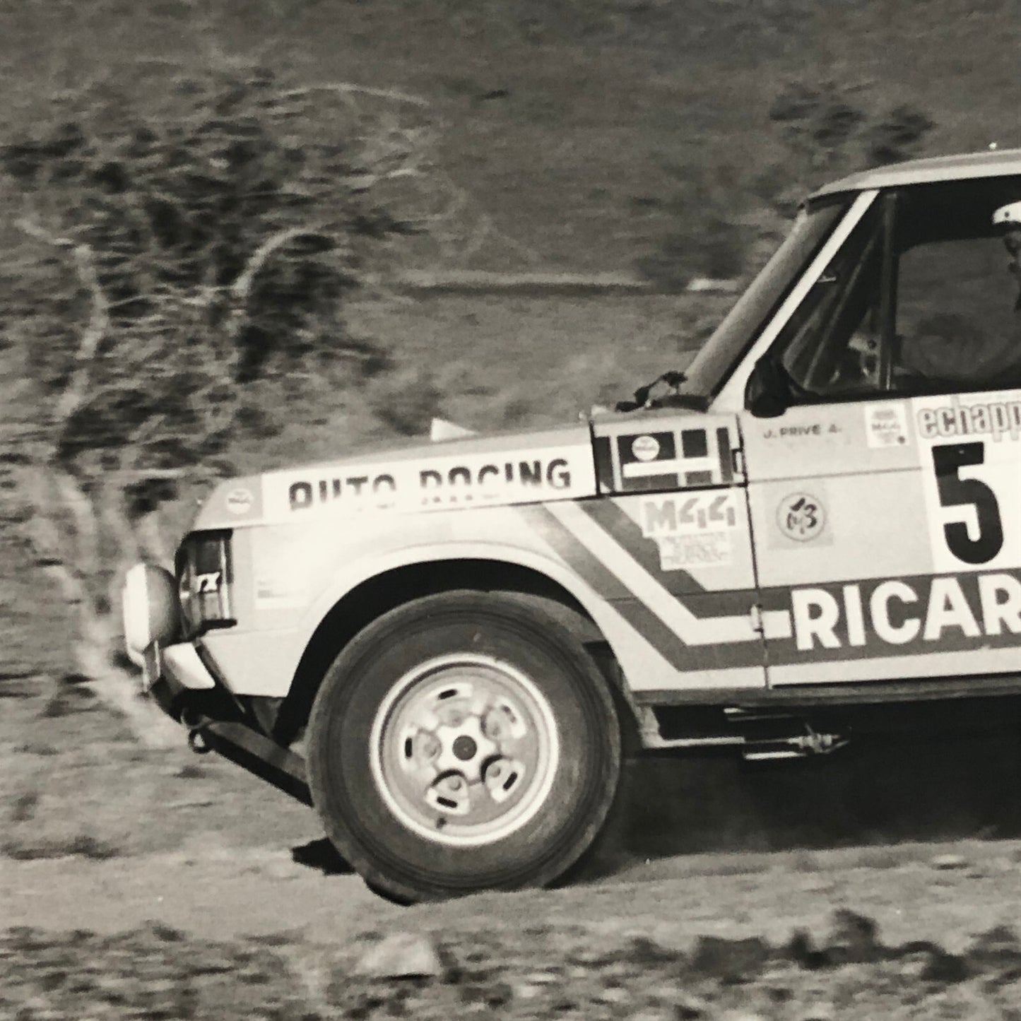 1980 Transafrica Rally Rallye Photo Photograph DPPI Land Rover Range Rover